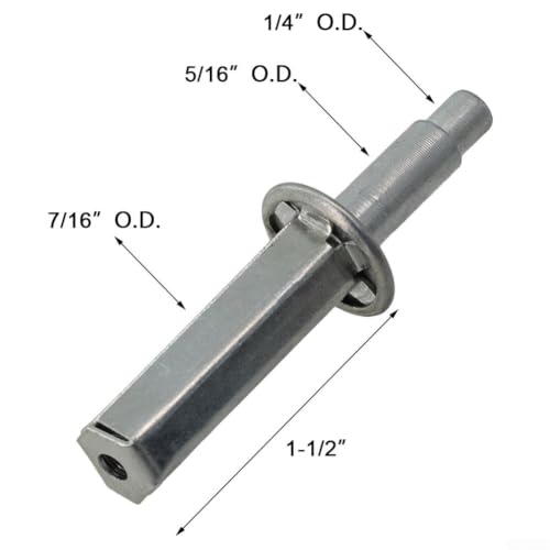 Kit de Repuesto para Puertas de Clóset Plegables Bi-Fold con Guía Superior y Pivote Inferior para Puertas de 1-3/8 Pulgadas miniatura 2