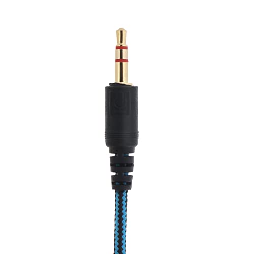 Cable divisor de audio y micrófono 3.5mm de nylon miniatura 4