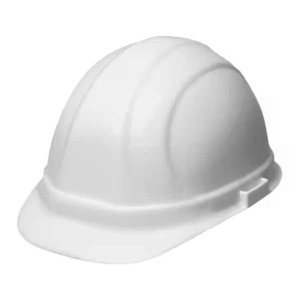 Front Brim Hard Hat, White, Mfr: 14-348-A
