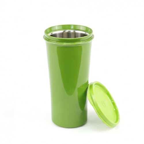 Image of SignoraWare Monarch Stainless Steel Tumbler | Airtight & Leakproof | Easy to Carry & Clean | Ideal for Cold Beverages | Perfect for Office, School, Home & Outdoor Use (650ml | Green)