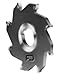 F&D Tool Company 12097-SC4081 Carbide Tipped Side Milling Cutter for Steel, 1" Arbor Hole, 4" Diameter, 5/8 " Width of Face, 8 Number of Teeth