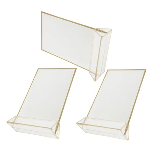 Présentoirs à menus acrylique transparent support de table double face