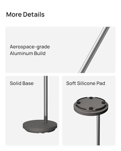 Image of XGIMI Original Accessory - Floor Stand Ultra (Elephant Grey), Aerospace-Grade Aluminium Stand with Universal 1 /4 inch Screw, Supports up to 10kg, Easy Installation, Compatible with Horizon & Horizon 20 Series