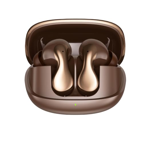 Image of inear Launch Juke Buds Pro3 TWS Wireless Earbuds with 10mm Drivers, 60H Playback, 42dB ANC, 3D Spatial Audio, 47ms Low Latency, Dual Device Connectivity, Bluetooth Earbuds | Brown