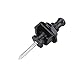 2 Stück Gitarrengurtschloss Metallknopf Gurtschloss Straplocks Gurtteile Ersatzteil für E-Gitarre Mehrfarbige Optionen(Schwarz)