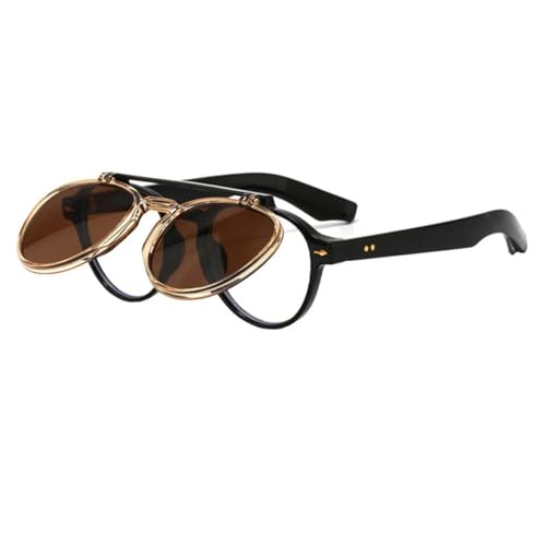 Lunettes de soleil rondes UV400 pour en finir avec l'éblouissement changeant