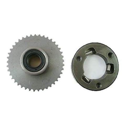 HMParts Moto de Cross Pit Bike Anlasser-Freilauf-Set Cover