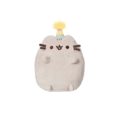 Aurora World- Aurora, 61518, Party Pusheen Pequeño, Peluche ecológico, Gris, Color