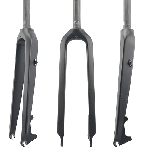 Specifiche: forcella MTB da 26/27,5/29 pollici, tubo sterzo dritto da 1-1/8'' senza filettatura, lunghezza 300 mm, larghezza forcella 100 mm, max for pneumatici da 2,35''.