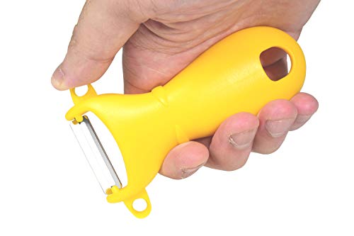 Seki Japan Vegetable Peeler For Kids, Stainless Steel Blade With Plasctic Safety Cover #TOP5