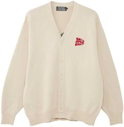 ヒステリックグラマー] VIXEN GIRL編込 カーディガン WHITE ・PURPLE 