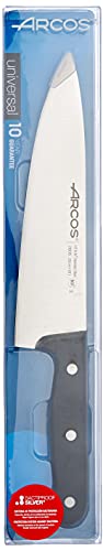 Arcos Chef Knife 8 Inch Stainless Steel. Cooking Knife To Cut Meat, Fish, Poultry, Fruit And Vegetables. Ergonomic Polyoxymethylene Handle And 200Mm Blade. Series Universal. Color Black #TOP1