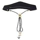 Alipis Verstellbarer Saxophongürtel aus Leder mit Metallhaken Ergonomischer Saxophon Nackengurt für Anfänger und Profis Komfortable Druckverteilung Beim