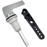 Rackumic Llave para tanque de inodoro, construcción de aleación de zinc para reparación de baño, mantenimiento de fontanería, tamaño compacto, ligero, portátil, resistente, color blanco, naranja, azul