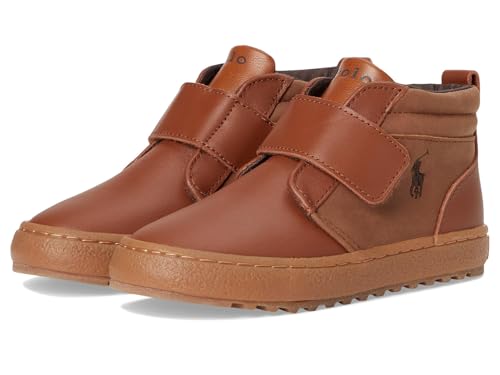 POLO RALPH LAUREN メンズ Camdyn Ez (幼児) チャッカブーツ, タン/ブラウン, 7 Toddler