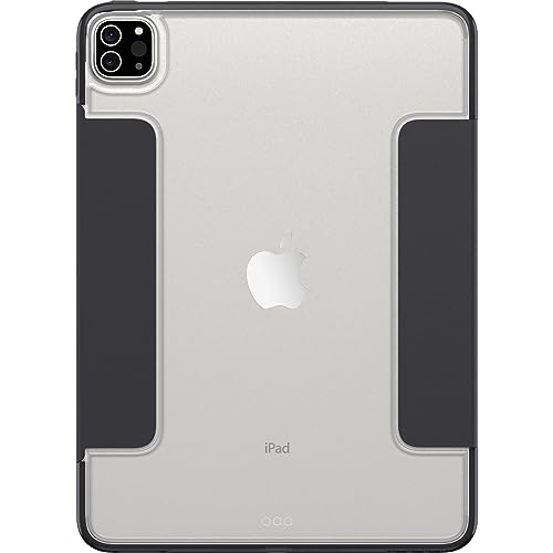 Image of OtterBox - Symmetry Series 360 Elite Case for 11 inch iPad Pro 1st /2nd /3rd /4th /5th /6th Gen - Scratch-Resistant Tablet Case with Folio and Apple Pencil Holder (Scholar Grey)