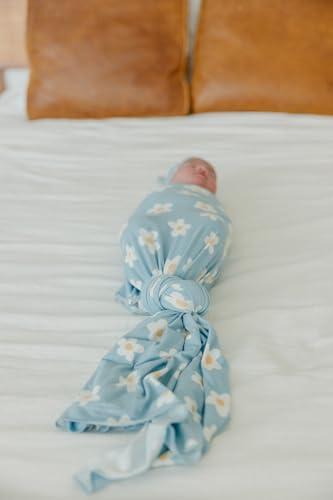 Image of Copper Pearl Swaddle Blankets for Newborns | Soft Stretchy Receiving Blankets for Boys and Girls | Large 46 x 46 Inch Baby Blankets | Lightweight and Breathable Swaddles | Della