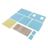 Se requiere el ensamblaje del kit de modelo de la casa, los materiales de madera y espuma hacen que la casa sea muy simulada.