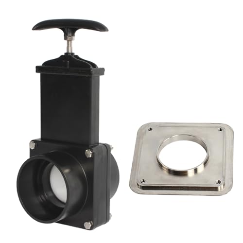Válvula de compuerta de 63 mm para control de aguas residuales en viajes con autocaravana