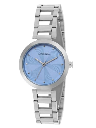 Image of French Connection | Blue dial | Silver Strap | Quartz Watch for Women - FCN060A