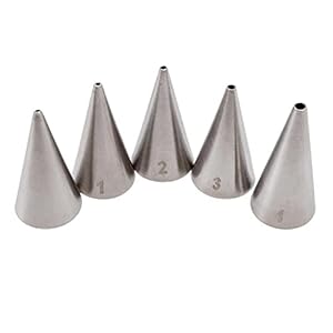 5 stks Roestvrijstalen Icing Piping Nozzles Set Schrijvende Cake Decorating Gereedschap Cream Pastry Tips Pakers Nozzles…