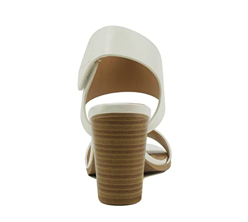 Image of Soda Wait-A ~ Women Open Round Toe Chunky Heel Ankle Strap High Heel Dress Sandals