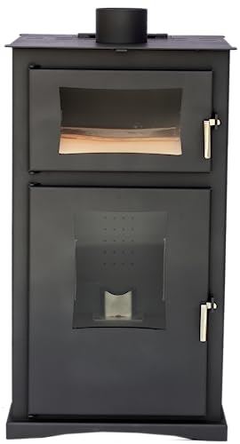 JOIMA - Estufa de Pellets con Horno sin Electricidad modelo Vitta Nature 8 kW. Funciona sin conexión a la red Eléctrica - imagen 2