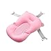 Canjerusof Baby-Bad-Kissen Neugeborenes Bad Anti-Rutsch-Ineinander greifen Kissen Multi Funktions-Baby-Sitzauflage Säuglings Schwimmdock Badende Badewanne Pad 1pc Rosa
