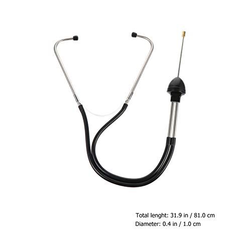 Healifty Cilinder Stethoscoop Auto Interne Cilinder Stethoscoop Geluidsdetectie Reparatie Tool (Zwart) - Image 3