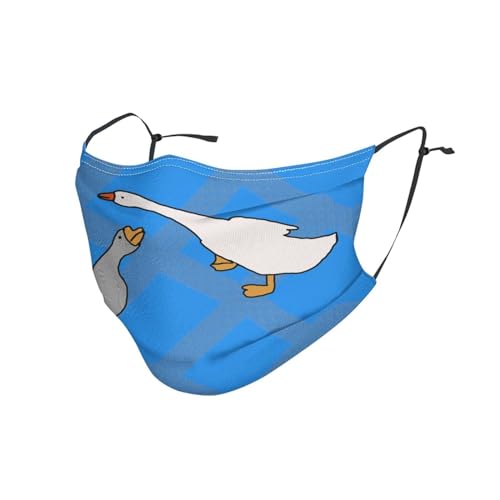YYHWHJDE Adult Masks Washable 5 PCS Soft breathable Suitable for camping, running, traveling daily use gray goose Picture