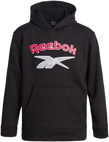 Reebok Boys’ Sweatshirt – Fleece Pullover Fashion Hoodie Designs and Logos Reebok Boys’ Sweatshirt – Fleece Pullover Fashion Hoodie Designs and Logos