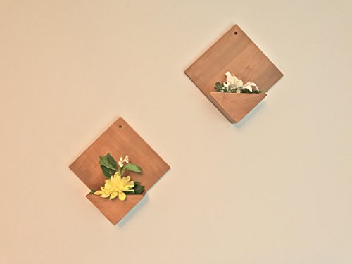 Rustic Wood Wall Planter