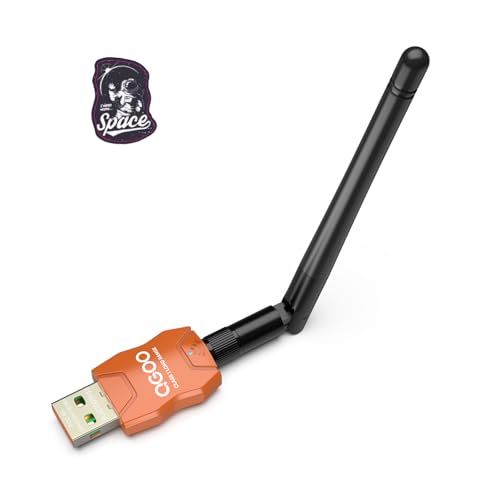 Class 1 Long Range Bluetooth Adapter for PC, QGOO USB Bluetooth Adapter for PC 5.3+EDR, Bluetooth Dongle Bluetooth Receiver Support Windows10/8.1/8/7?orange-192?