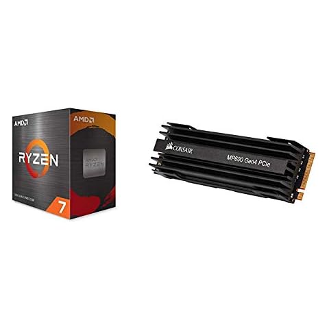 AMD Ryzen 7 5800X Box + Corsair MP600, Force Series Cover