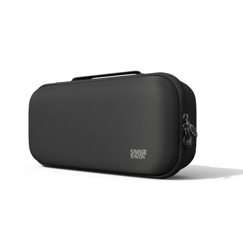 Savage Raven by Skull & Co. Maxcarry Case for Nintendo Switch 2: Portable Hard Shell Protective Travel Carrying Case with Huge Storage, NeoGrip, GripCase & Accessories- Black
