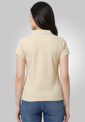 Image of Wear Your Opinion Womens Premium Pique Polo Collar Neck T-Shirt Womens Premium Pique Polo Collar Neck T-Shirt (Design: Tipped Polo)