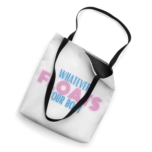 Bolso tote divertido retro de los años 80 con diseño 'Whatever Floats Your Boat' miniatura 2