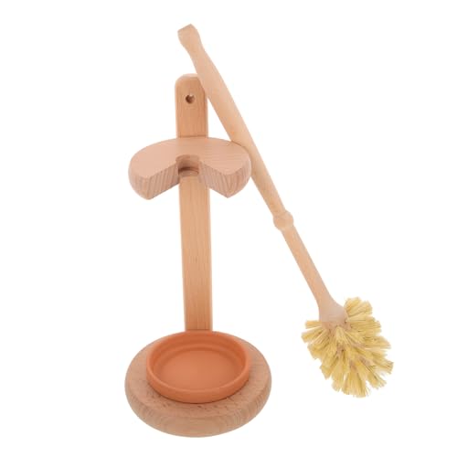 Brosse WC support céramique stable pour stopper les chutes de brosse - 2
