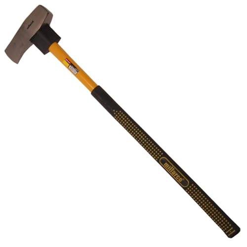 Home It® Hacha de Fendado 2500 g – Mango de Fibra de Vidrio con Agarre Antideslizante – 91 cm – Ideal para Fendado de Leña y Troncos