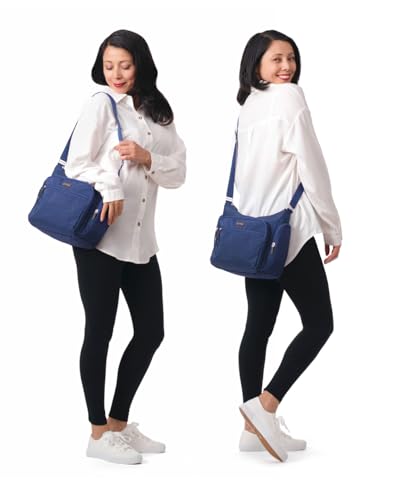Image of biaggi Flexmates Convertible Anti-Theft Crossbody Bag for Women | Lightweight On-The-Go Travel Organizer, RFID Blocking