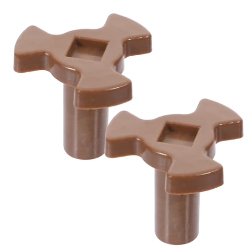Ciieeo Microwave Oven Turntable Shaft and Y-Shaped Coupler Plastic Replacement Parts 2pcs for Glass Tray Support Compatible Microwave Oven Rotation