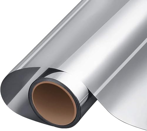 Vinilo adhesivo para ventana privacidad plata 11.8 pulg x 13.1 pies miniatura 1