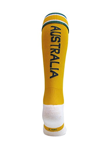 WackySox Australia Knielange sportsokken voor dames en heren - perfecte aanvulling op je collectie - geschikt voor gebruik als paardrijden, sport, rugby, hockey en hardloopsokken - Afbeelding 4