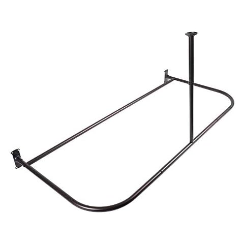 Utopia Alley D-Shape Shower Rod Cover