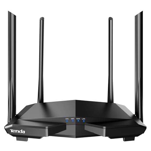 Tenda AC1200 Smart WiFi Router, High Speed Dual Band Wireless