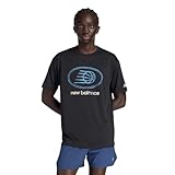 [ニューバランス] MT53615 メンズ バスケット 半袖Tシャツ 吸水速乾性 スポーツグラフィックトレーニングショートスリーブシャツ BK(ブラック) L Regular