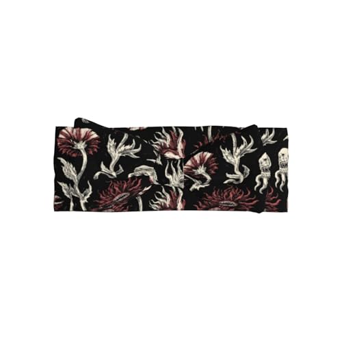 Abstract Flower Print Baby Girl Bows Headbands Baby Girls Newborn Headbands Infant Toddlers 0-6 Months