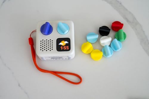 Image of 2Pcs Replacement Dial Knobs for Yoto Mini - Grip Control Knob Covers for Kids Music Player | Easy Snap-On Installation (Pink)