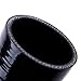 XAJINGSU 2PCS Silicone Inlet Intake Boost Hose Turbo To Air Box Tube Kit For 1999-2004 Land Rover Discovery 2 TD5 Engine 00 01 02 03 (4 Ply 5.4 mm Thickness) 11 Colors (Gloss Black)