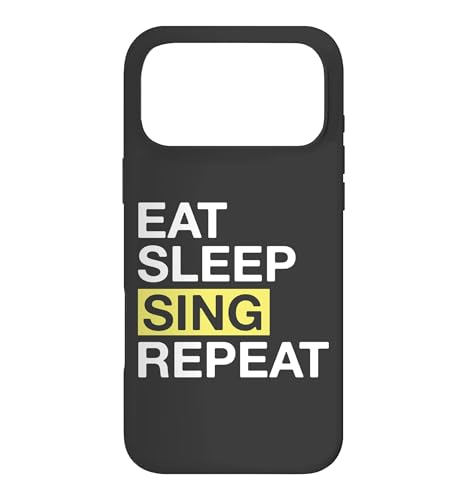 Singer Eat Sleep Sing Repeat Singing Lover �X�}�z�P�[�X iPhone 17 Pro Max �p